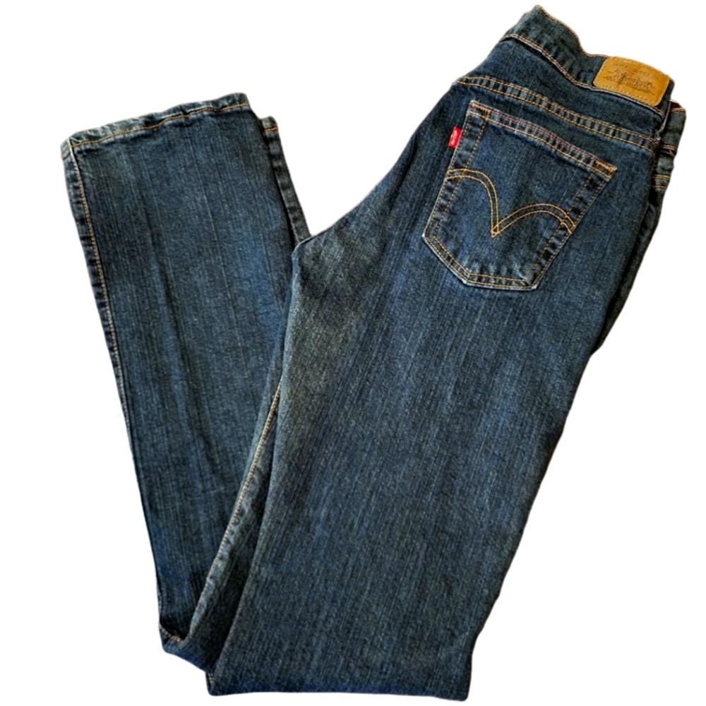 Levis 505  Straight Leg Jeans size 8 Long (32")